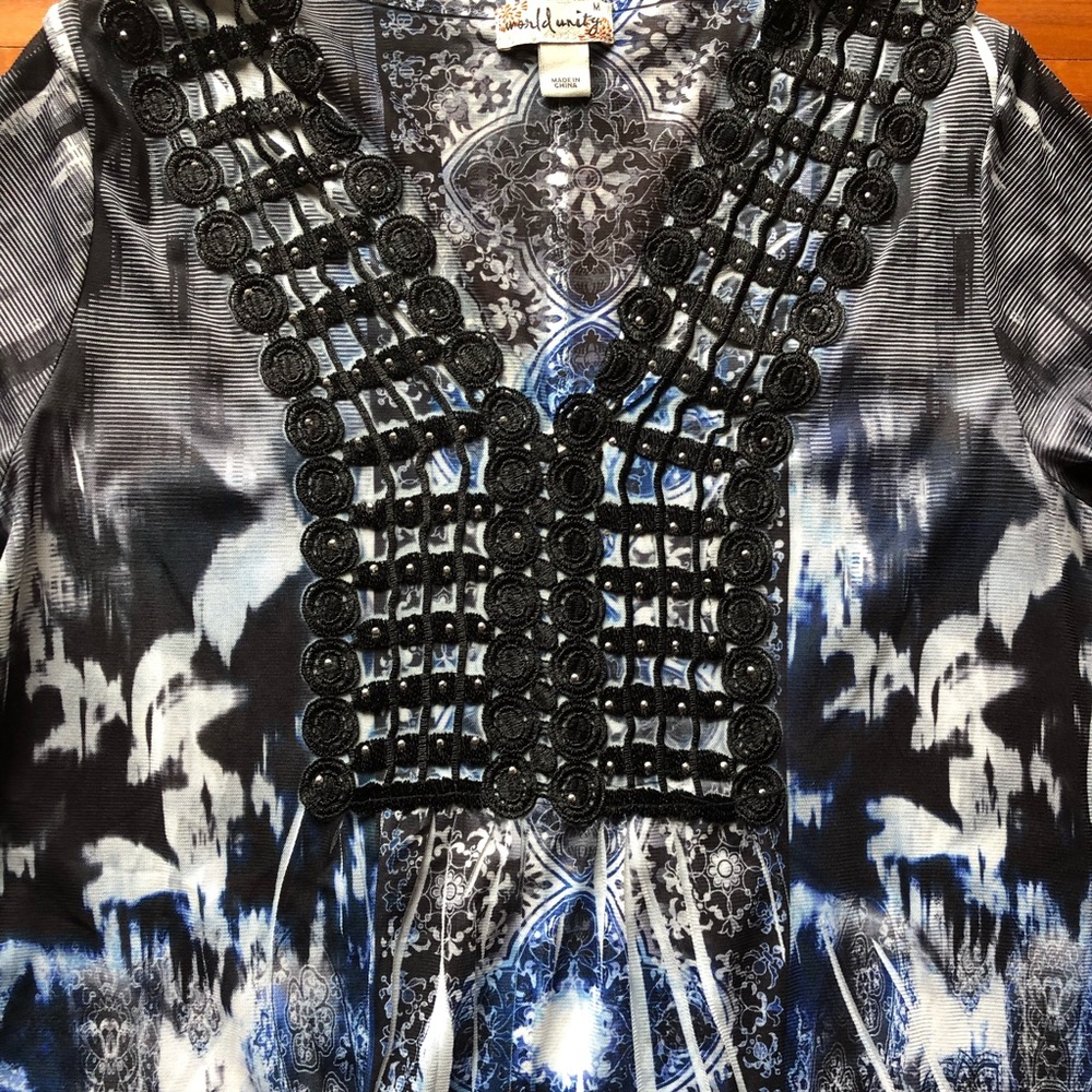 World Unity Boho Pattern Top - image 5